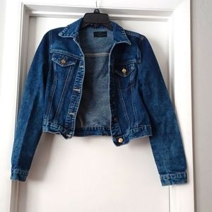 Women's Cropped Jean Jacket